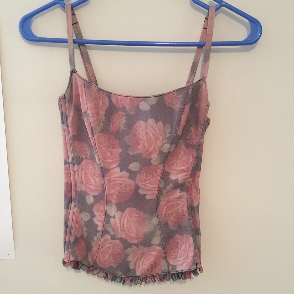Small rose corset